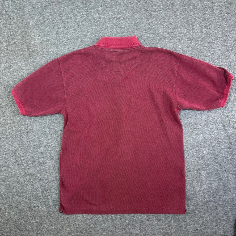 Starter Oklahoma Sooners Polo Shirt Mens size Large Vintage OU Logo Maroon - Picture 2 of 7
